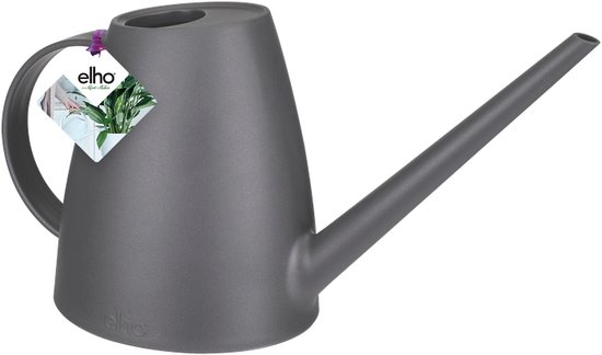 Elho Brussels Gieter 1,8l - Gieter voor Binnen - Gemaakt van Gerecycled Plastic - Ø 33.0 x H 17.0 cm - Antraciet