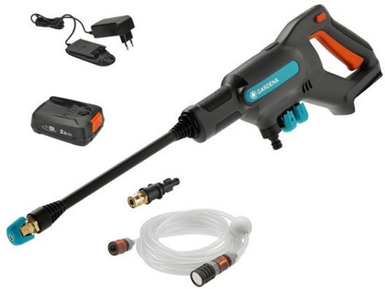 GARDENA AquaClean 24/18 V P4A Accu Medium hogedrukreiniger - Incl. accu en lader