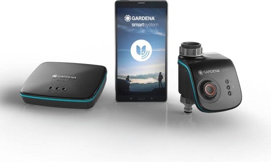 GARDENA Smart Water Control set Besproeiingscomputer - 1min tot 10u - 6 Besproeiingen Per Dag