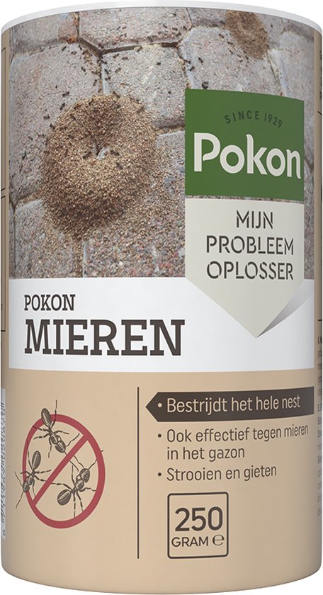 Pokon tegen Mieren Korrels - 250g - Mieren bestrijden - 40g per 1L water - Mierenpoeder