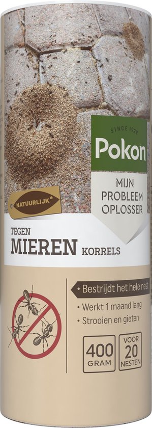 Pokon tegen Mieren Korrels - 400g - Mieren bestrijden - 40g per 1L water - Mierenpoeder