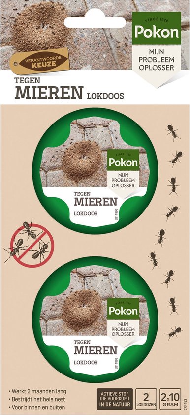 Pokon Tegen Mieren Lokdoos - 2 stuks