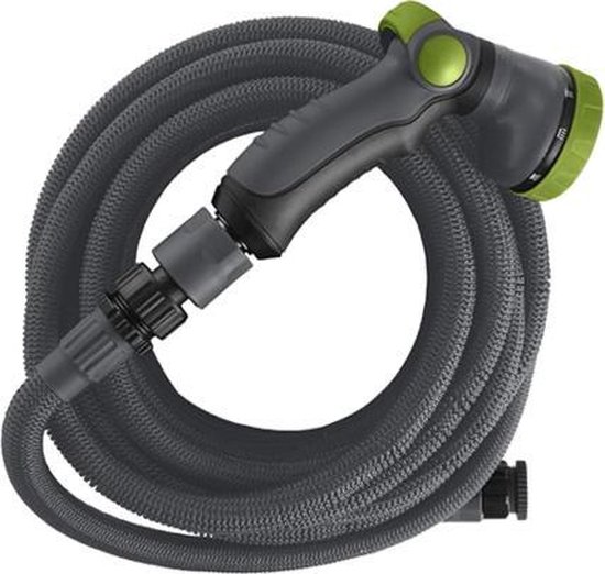 Grouw Flex Tuinslang met sproeikop - Uittrekbaar tot 30 meter